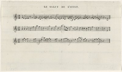 Píseň korunnímu princi, 1830 Le salut de l