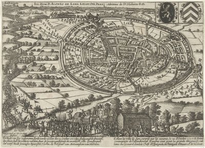 Lier zajat a opuštěn armádou států, 1595 od Anonymous