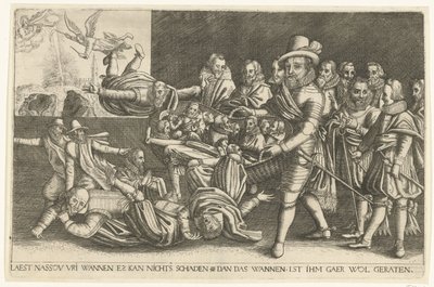 Mauritové oddělující pšenici od plev, 1618 od Anonymous