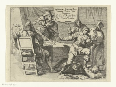 Neúspěšná hra v Schenkenschans, 1635-1636 Neúspěšná hra Raphael Van den Prince van Oragnien / Le Jeu de Raphel failly Du Prince d