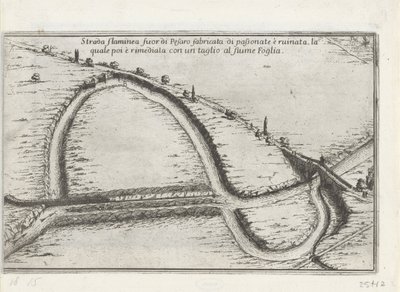 Omleggen van een bocht van een rivier Umění, jak zajistit splavnost řek, různými způsoby, s dalšími novými vynálezy a různými dalšími tajemstvími (název série) od Anonymous