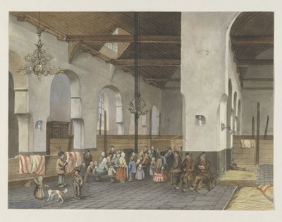 Přijetí Veenendalers v Geertekerk v Utrechtu, 1855 od Anonymous