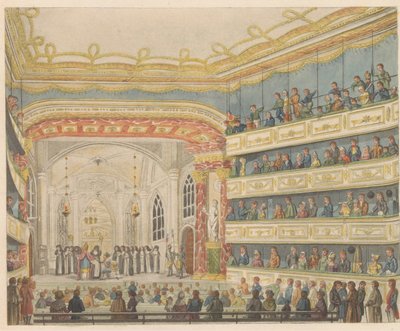 Představení Gijsbrechta van Aemstela v divadle v Amsterdamu, cca 1810-1813 Vue de l