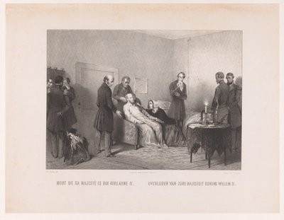 Smrt krále Viléma II Mort de sa majesté le roi Guillaume II / Smrt Jeho Veličenstva krále Viléma II (titul na předmětu) od Anonymous