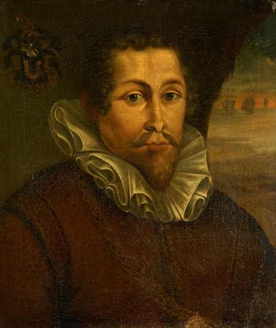 Portrét Pietera Willemsze Verhoeffa (asi 1573-1609) od Anonymous