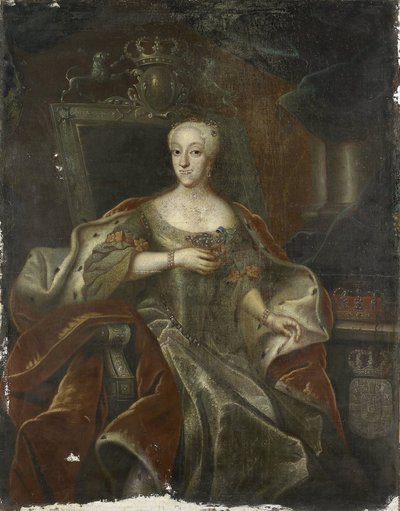 Portrét princezny Charlotte Amalie, dcery Fredericka IV., krále dánského od Anonymous