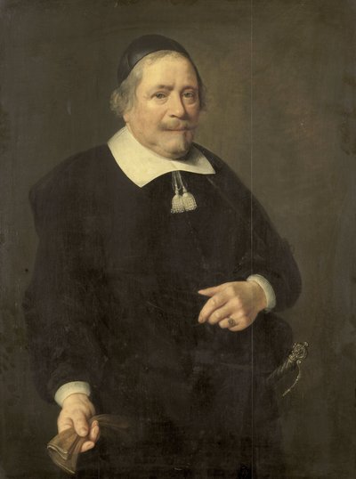 Portrét muže, pravděpodobně Willem van de Velden, tajemník Huga de Groota od Anonymous