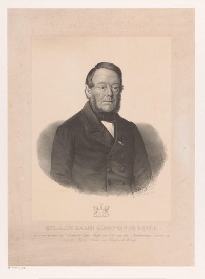 Portrét Ludolpha Anne Jan Wilt Sloet van de Beele od Anonymous