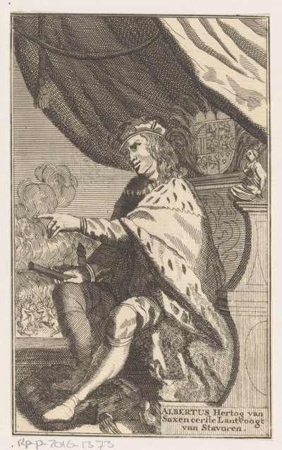 Portrét Albrechta III., vévody saského od Anonymous