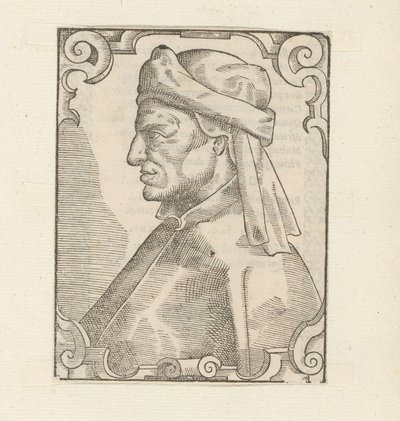 Portrét van Bartolus van Sassoferrato od Anonymous