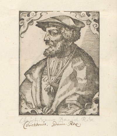 Portrét Christiana I. z Dánska od Anonymous