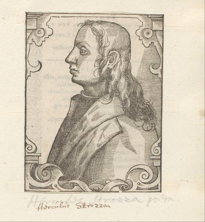 Portrét van Ercole Strozzi od Anonymous