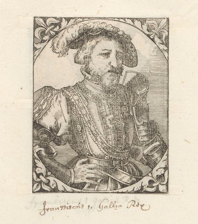 Portrét Františka I. z Valois-Angoulême, francouzského krále od Anonymous