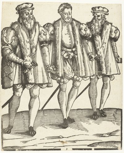 Portrét Gasparda, Francoise a Odeta de Coligny od Anonymous