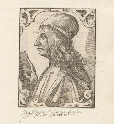 Portrét Giovanni Pico della Mirandola od Anonymous