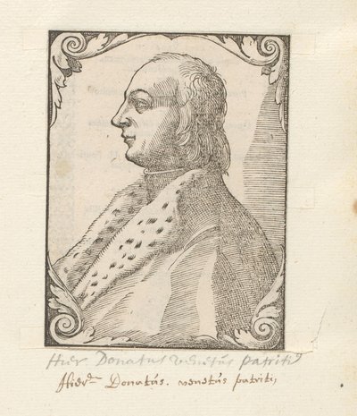Portrét van Girolamo Donati od Anonymous