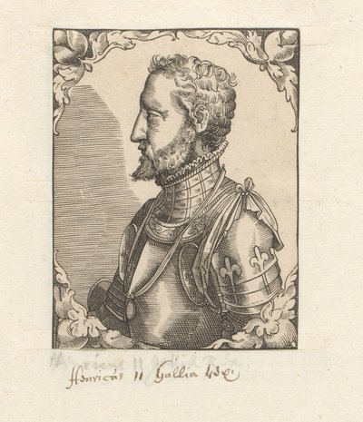 Portrét Jindřicha II., francouzského krále od Anonymous