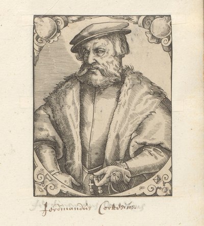 Portrét van Hernána Cortése od Anonymous