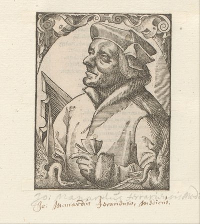 Portrét Johannese Manardiho od Anonymous