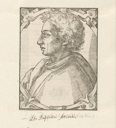 Portrét van Leon Battista Alberti od Anonymous