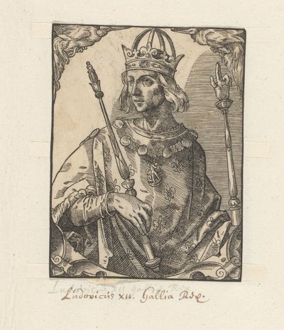 Portrét francouzského krále Ludvíka XII od Anonymous