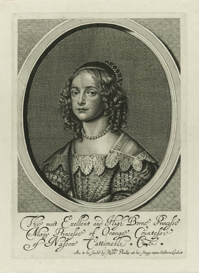 Portrét Marie Henrietty Stuartové od Anonymous