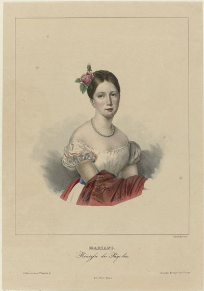 Portrét Marianne, princezny Nizozemska od Anonymous