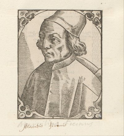 Portrét van Marsilio Ficino od Anonymous