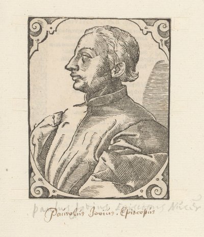 Portrét van Paolo Giovio od Anonymous