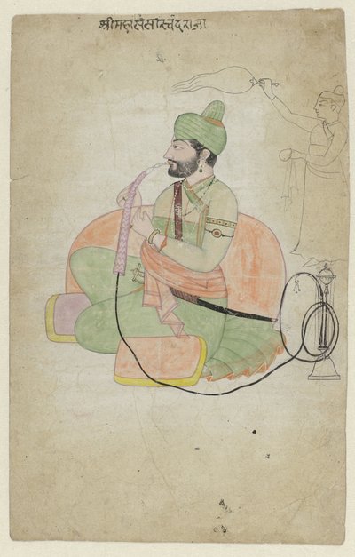 Portret van Sansar Chand, posmrtný od Anonymous