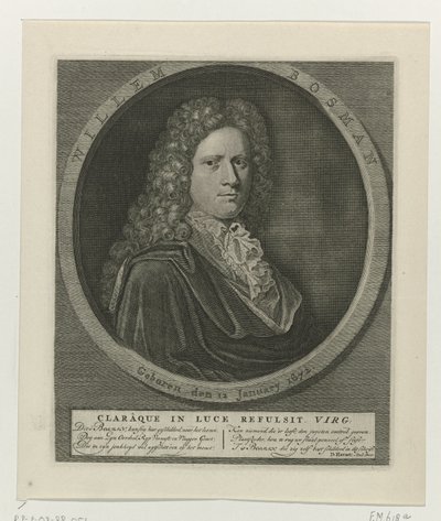 Portrét Willema Bosmana od Anonymous