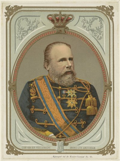 Portrét Viléma III., nizozemského krále od Anonymous