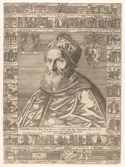 Portrét van paus Gregorius XIII od Anonymous