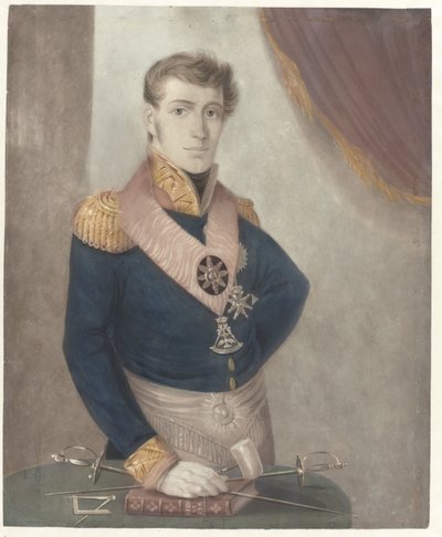 Princ Frederick Nizozemský jako velmistr svobodných zednářů, 1817 od Anonymous