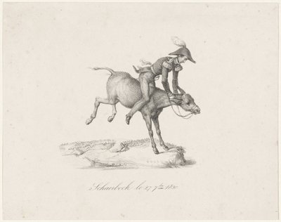 Princ Frederick na oslu, 1830 Schaerbeck le 27 7bre 1830 (název na objektu) od Anonymous
