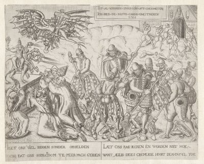 Protestantské „vyčištění“ katolické církve Obrazoborectví žebráků, 1566 od Anonymous