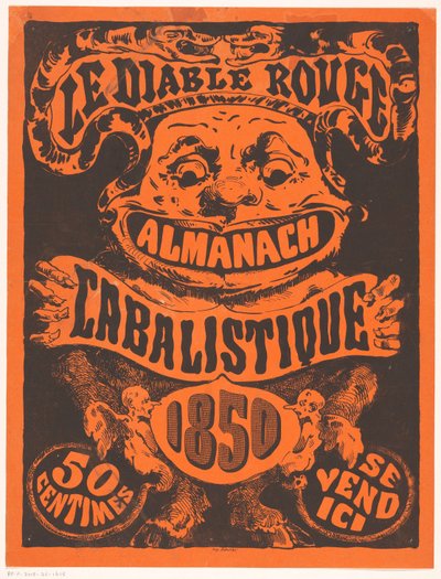Účet za reklamu pro Le Diable Rouge od Anonymous