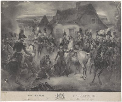 Bitva u Boutersem, 1831 Bautersem 12. srpna 1831 (název na objektu) od Anonymous