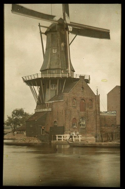 Parní mlýn na kukuřici De Adriaan na Spaarne, Haarlem od Anonymous