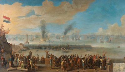 Bitva u Livorna (14. března 1653) od Anonymous