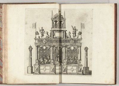 Scéna s císařem Karlem V., 1594 od Anonymous