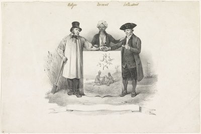 Erb s Belgičanem, Jáváncem a Holanďanem, 1826 od Anonymous