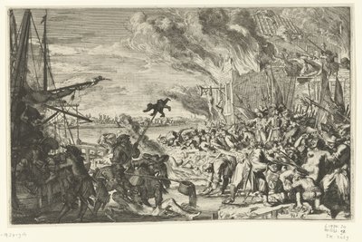 Zvěrstva ve vesnici u vody, 1672 od Anonymous