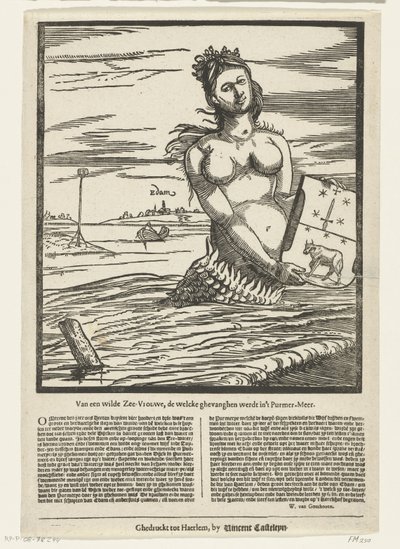 Mořská panna z Edamu, 1403 Od divoké Sea-Lady, welcke ghevanghen wast in