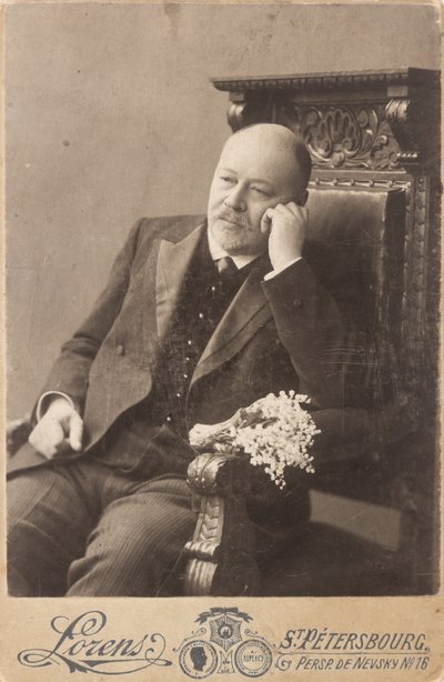 Anatoli Liadov - Portrét skladatele Anatolije Konstantinoviče Lyadova (1855-1914) - Anonym. Fotografie od Anonymous Anonymous