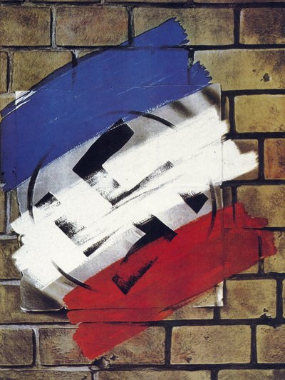 Anonymní plakát zveřejněný při osvobození Francie - 1944 od Anonymous Anonymous