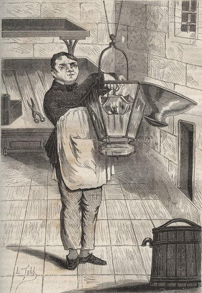 Anthelme Collet (1785-1840) ve věznici Rochefort. Rytina do „Historie trestanců od jejich vzniku až po současnost“ (1877) od Pierra Zacconeho (1817-1895) (Colonia Penale - Trestná kolonie). Soukromá sbírka. od Anonymous Anonymous
