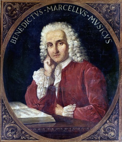 Benedetto Marcello (1686-1739) Italský skladatel anonymní malířství 18. století. Benátky od Anonymous Anonymous