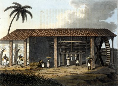 Brazílie, cukrovar - v ""Starý a moderní kostým"" 1819 - 1820 Dr. Jules Ferrario, ed Milan. od Anonymous Anonymous