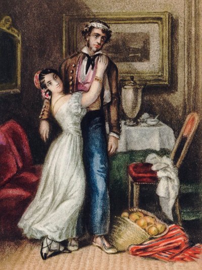 Carmen, Merimee, Prosper (1803-1870). Barevná litografie od Anonymous Anonymous